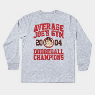 Average Joe's Gym 2004 Dodgeball Champion Kids Long Sleeve T-Shirt